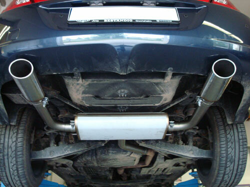Fox Sportuitlaat Chrysler Sebring Coup&eacute; &amp; Cabriolet Type JS Achterdemper Rechts/Links - 115x85 Type 33 Rechts/Links