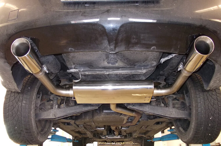 Fox Sportuitlaat Chrysler Sebring Sedan Type JS Achterdemper Rechts/Links - 1x100 Type 25 Rechts/Links
