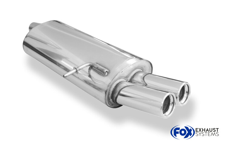 Fox Sportuitlaat VW Sharan Type 7M Achterdemper - 2x80 Type 13