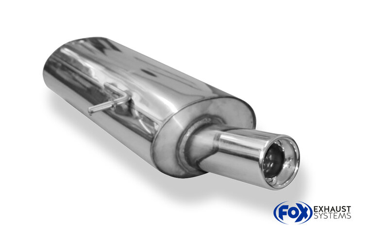 Fox Sportuitlaat VW Sharan Type 7M - 4-Motion/Syncro Achterdemper - 1x90 Type 13