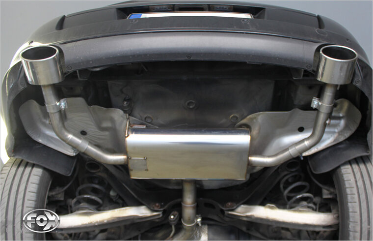 Fox Sportuitlaat Opel Signum Sport achterdemper, rechter/linker uitlaat - 140x90 Type 32 rechts/links