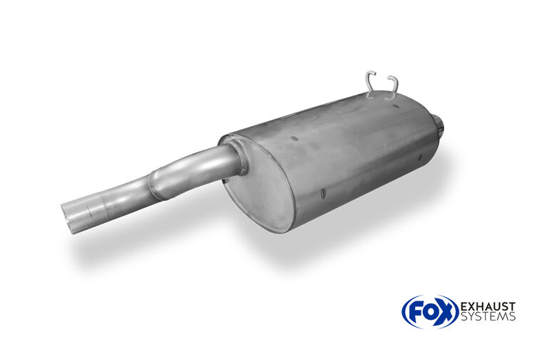 Fox Sportuitlaat Mercedes SL Type R129 Achterdemper &Oslash;70mm - 135x80 Type 53 - Alleen voor modellen met standaard stekkerverbinding (geen flens)