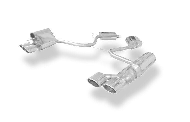 Fox Sportuitlaat Mercedes SL Type 230 achterdemper rechts/links - 2x115x85 Type 32 rechts/links