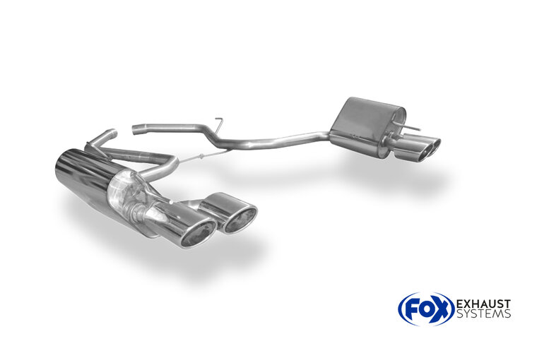 Fox Sportuitlaat Mercedes SL Type 230 achterdemper rechts/links - 2x115x85 Type 32 rechts/links