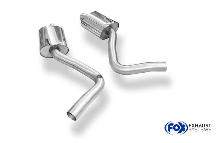 Fox Sportuitlaat Mercedes SL 231 - 3.5l voordemper rechts/links