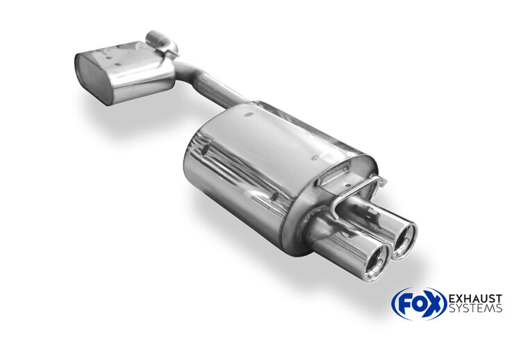 Fox Sportuitlaat Mercedes SLK Type 170 half uitlaatsysteem vanaf katalysator - 2x80 Type 13