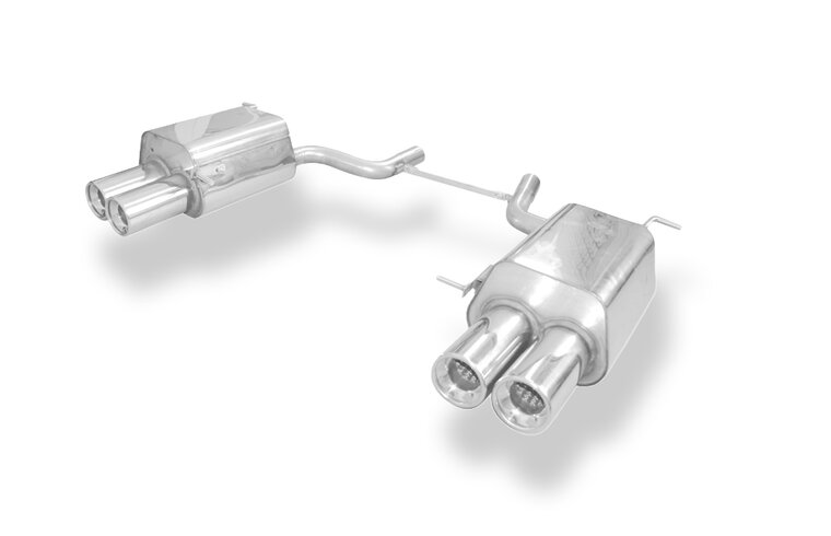 Fox Sportuitlaat Mercedes SLK Type 171 - 4/6 cilinder achterdemper rechts/links - 2x90 Type 13 rechts/links