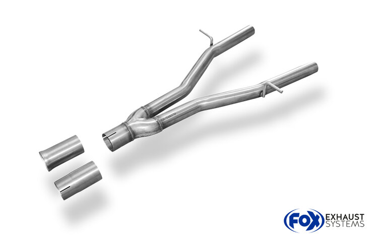 Fox Sportuitlaat Mercedes SLK Type 172 Y-adapter 4-cilinder