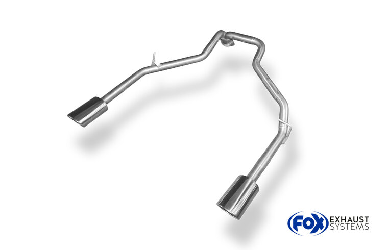 Fox Sportuitlaat Kia Sorento Type JC Facelift Uitlaatpijp Rechts/Links - 115x85 Type 33 Rechts/Links