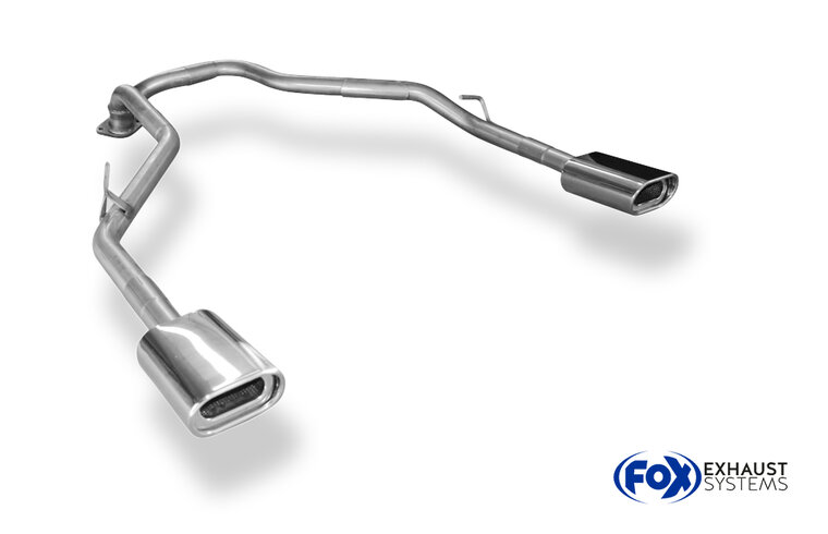 Fox Sportuitlaat Kia Sorento Type JC Facelift V6 Uitlaatpijpset Rechts/Links - 135x80 Type 53 Rechts/Links