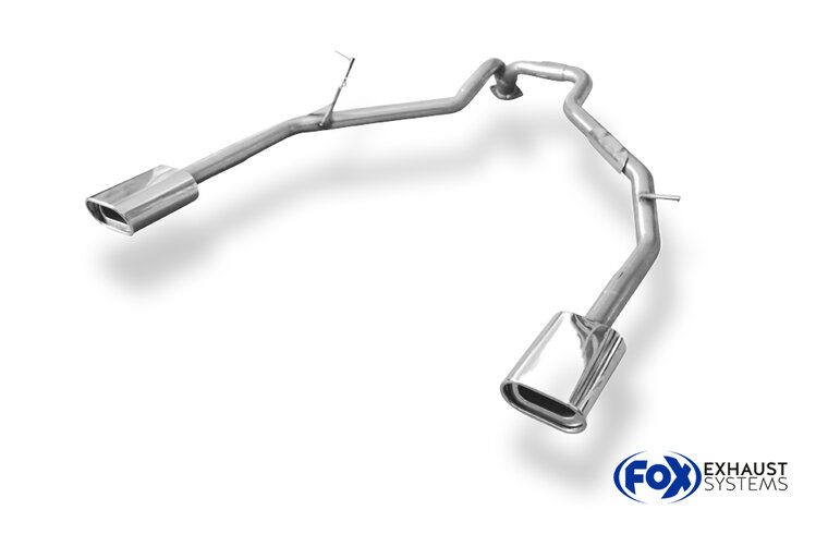 Fox Sportuitlaat Kia Sorento Type JC Uitlaatpijp Rechts/Links - 135x80 Type 53 Rechts/Links