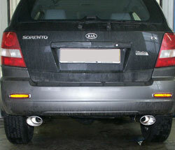 Fox Sportuitlaat Kia Sorento Type JC Uitlaatpijp Rechts/Links - 115x85 Type 33 Rechts/Links
