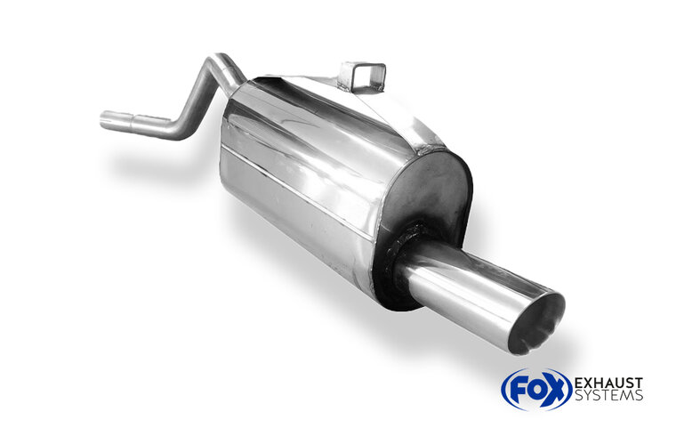 Fox Sportuitlaat Toyota Starlet P9 achterdemper - 1x80 type 25