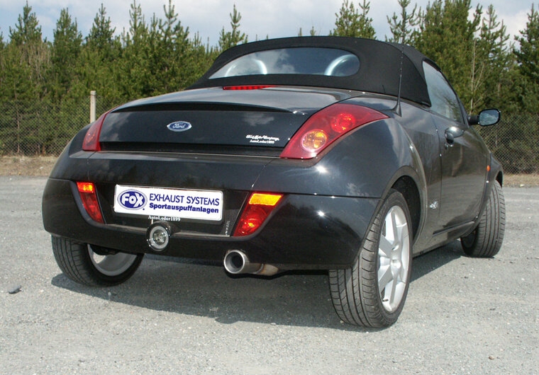 Fox Sportuitlaat Ford Street Ka achterdemper - 1x80 Type 13