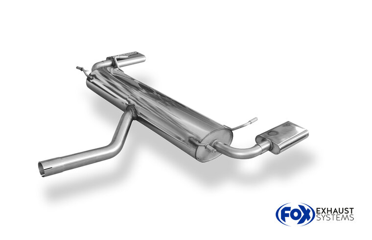 Fox Sportuitlaat Subaru SVX achterdemper, dwarsuitgang rechts/links - 130x50 type 52 rechts/links
