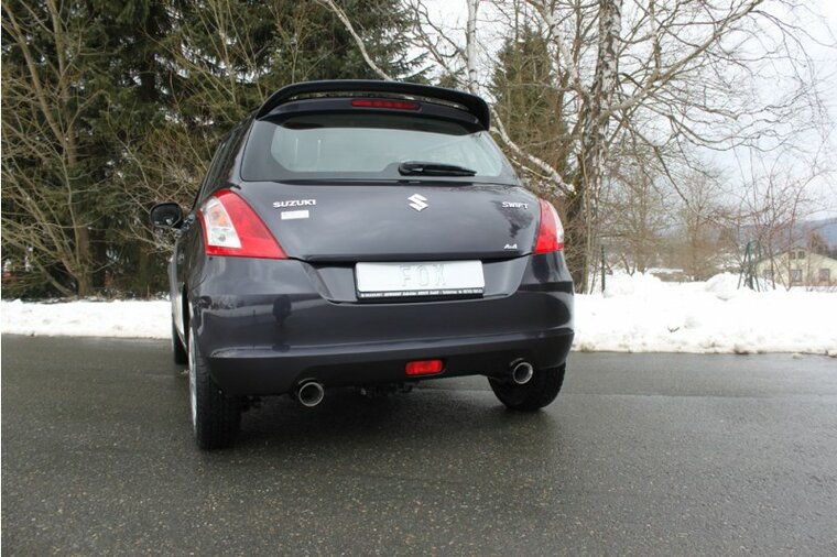 Fox Sportuitlaat Suzuki Swift Sport IV - 4x4 Uitlaatdemper rechts/links - 1x90 Type 25 rechts/links