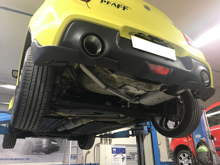 Fox Sportuitlaat Suzuki Swift V Sport achterdemper, rechter/linker uitlaat - 1x114 Type 25 rechts/links