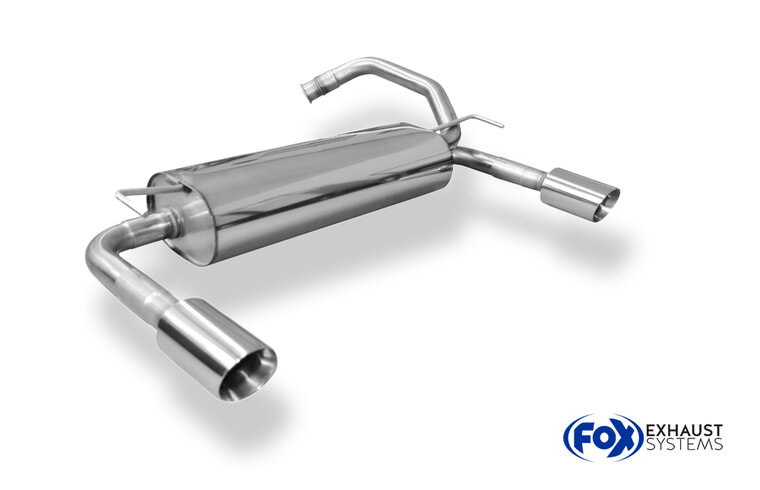 Fox Sportuitlaat Suzuki SX4 - 4x4 Achterdemper rechts/links uitlaat - 1x90 Type 25 rechts/links