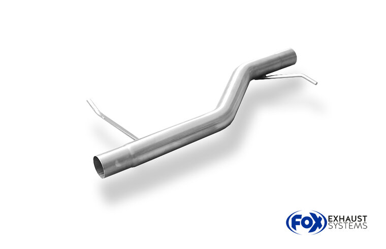 Fox Sportuitlaat Vervangingspijp voor de voordemper van de VW Bus T5/T6 + 4 Motion
