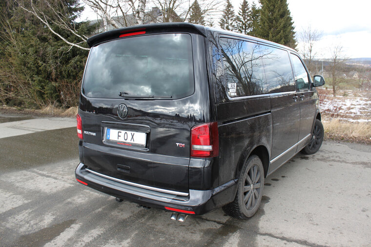 Fox Sportuitlaat Achterdemper voor VW Bus T5/T6 - 160x80 Type 53