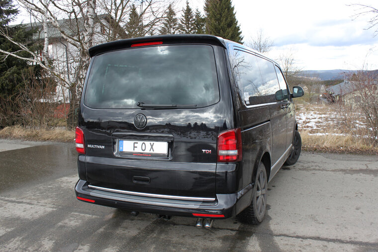 Fox Sportuitlaat VW Bus T5/T6 4MOTION Achterdemper - 2x63 Type 28
