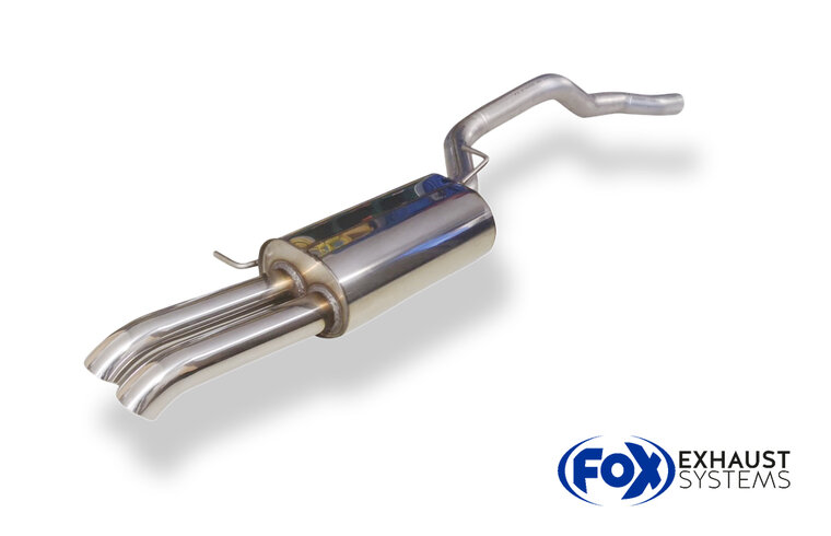 Fox Sportuitlaat VW Bus T5/T6 4MOTION Achterdemper - 2x63 Type 28
