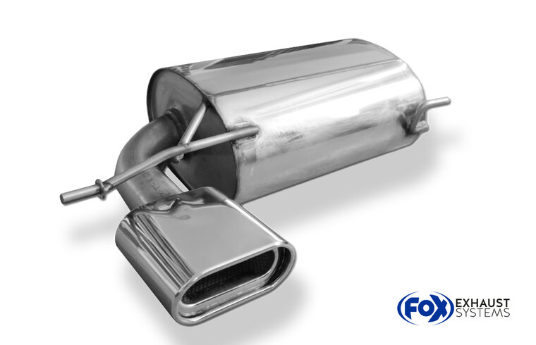 Fox Sportuitlaat VW Tiguan 5N - 4motion achterdemper - 160x80 type 53