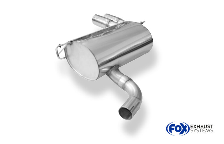 Fox Sportuitlaat VW Tiguan 5N - 4motion achterdemper - 2x80 Type 17