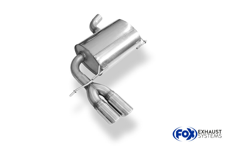 Fox Sportuitlaat VW Tiguan 5N - 4motion achterdemper - 2x80 Type 17