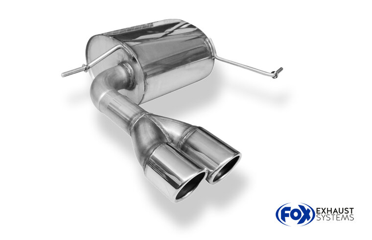 Fox Sportuitlaat VW Tiguan II Diesel - 4motion Achterdemper - 2x80 Type 16
