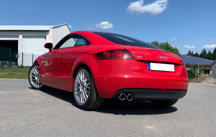 Fox Sportuitlaat Audi TT 8J 1.8l achterdemper - 2x90 type 17