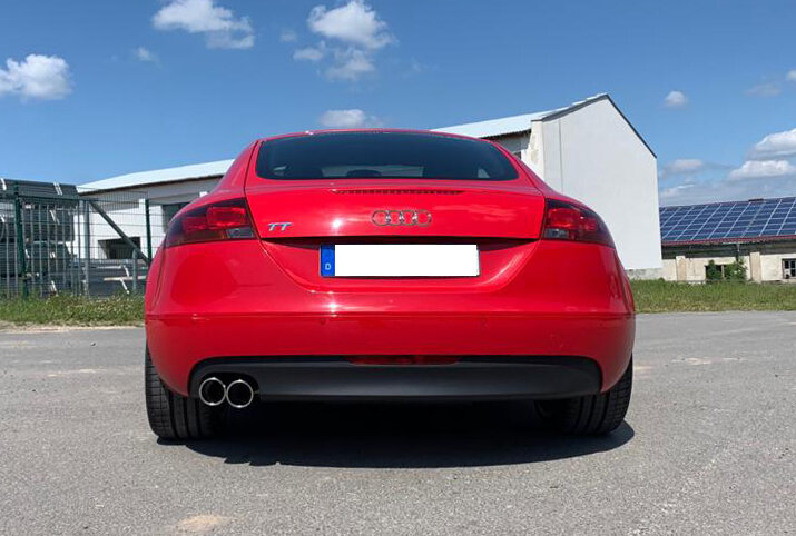 Fox Sportuitlaat Audi TT 8J 1.8l achterdemper - 2x90 type 17