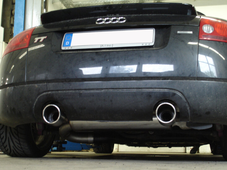Fox Sportuitlaat Audi TT Type 8N quattro achterdemper, rechter/linker uitlaat - 1x100 Type 16 rechts/links