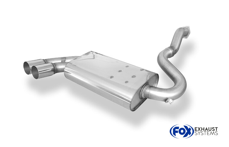Fox Sportuitlaat Audi Urquattro achterdemper - 2x76 Type 10