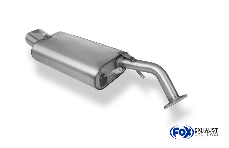 Fox Sportuitlaat Volvo V40/S40 achterdemper - 135x80 type 53