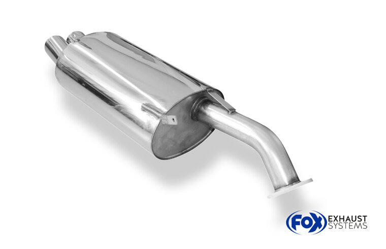 Fox Sportuitlaat Volvo V40/S40 achterdemper - 2x80 Type 13