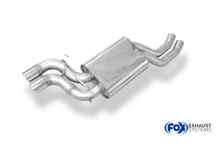Fox Sportuitlaat Audi V8 Type D11 achterdemper - 2x70 Type 16