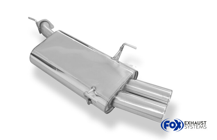 Fox Sportuitlaat Opel Vectra B - Bouwjaar 1994-9/99 Achterdemper &Oslash;55mm - 2x80 Type 13