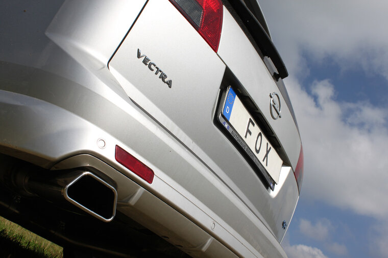 Fox Sportuitlaat Opel Vectra C OPC Caravan achterdemper rechts/links - 142x78 Type 61 rechts/links
