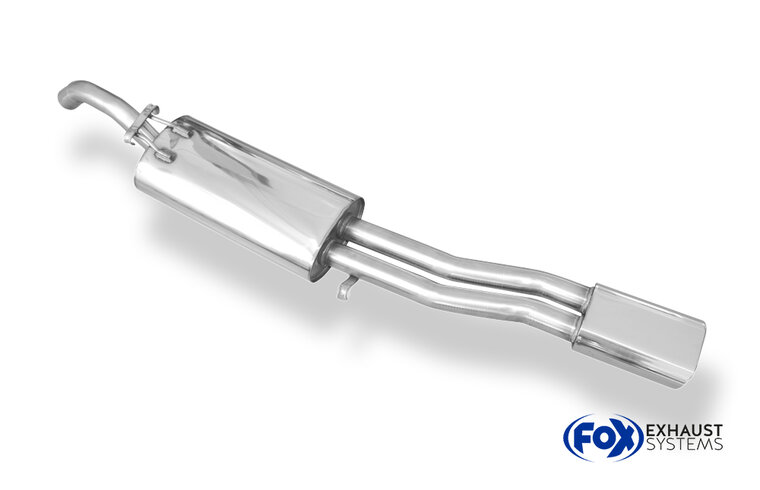 Fox Sportuitlaat VW Vento achterdemper - 135x80 Type 53