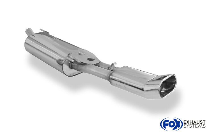 Fox Sportuitlaat VW Vento achterdemper - 135x80 Type 57
