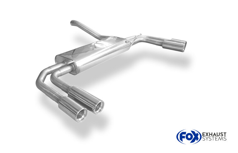 Fox Sportuitlaat Mercedes Vito/Viano - W639 (niet Compact) Achterdemper dwarsuitgang rechts/links - 2x80 Type 13 rechts/links
