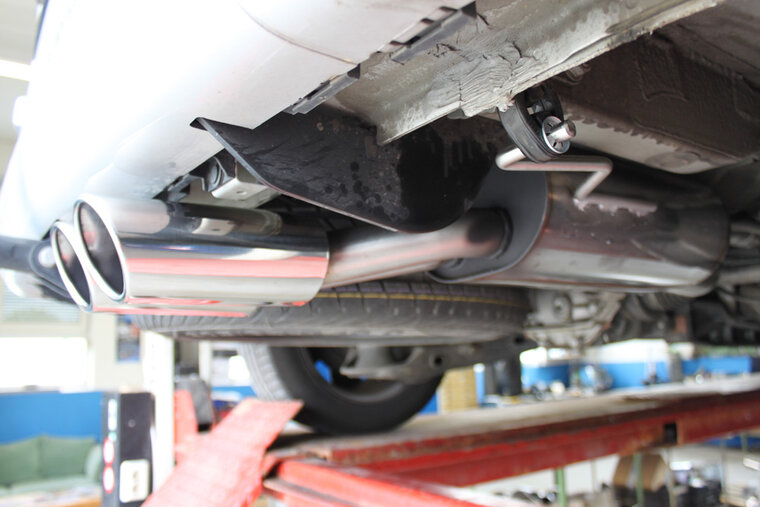 Fox Sportuitlaat Mercedes Vito/Viano - W639 - GEEN compacte achterdemper - 2x115x85 Type 32