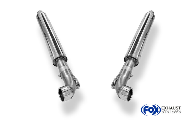 Fox Sportuitlaat Dodge Viper SRT-10 Achterdemper Zijuitlaat - 1x90 Type 12 rechts/links
