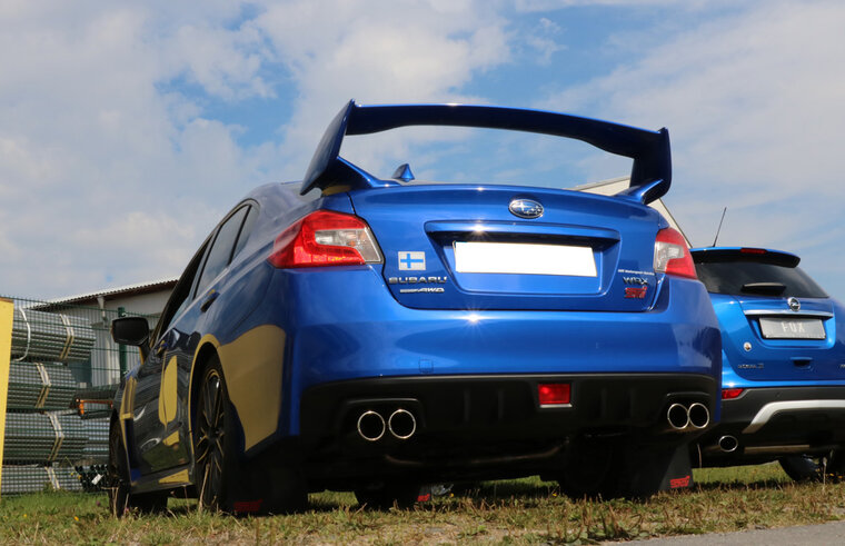Fox Sportuitlaat Subaru WRX - V1 - Sedan Achterdemper rechts/links dubbele uitlaat - 2x90 Type 12 rechts/links