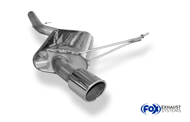 Fox Sportuitlaat BMW X1 - X84 Diesel Achterdemper - 1x100 Type 16