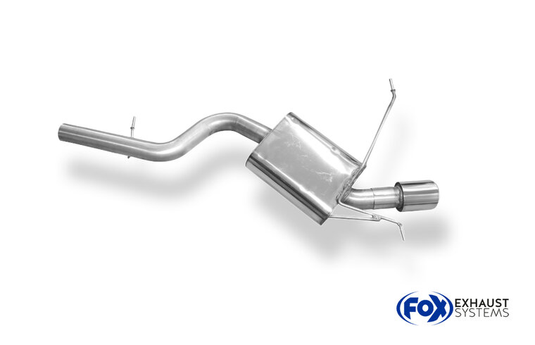 Fox Sportuitlaat BMW X1 - X84 Diesel Achterdemper - 1x100 Type 16
