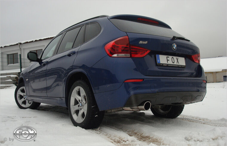 Fox Sportuitlaat BMW X1 - X84 Diesel Achterdemper - 1x100 Type 16