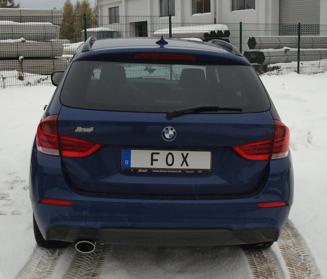 Fox Sportuitlaat BMW X1 - X84 Diesel Achterdemper - 115x85 Type 32