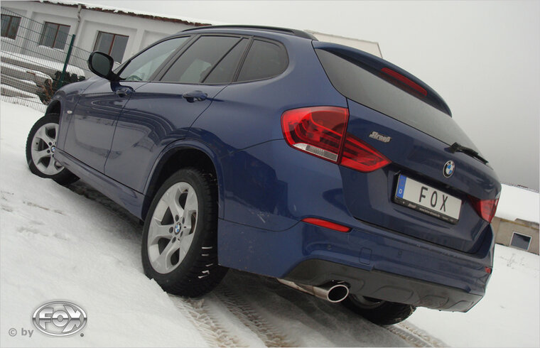 Fox Sportuitlaat BMW X1 - X84 Diesel Achterdemper - 115x85 Type 32